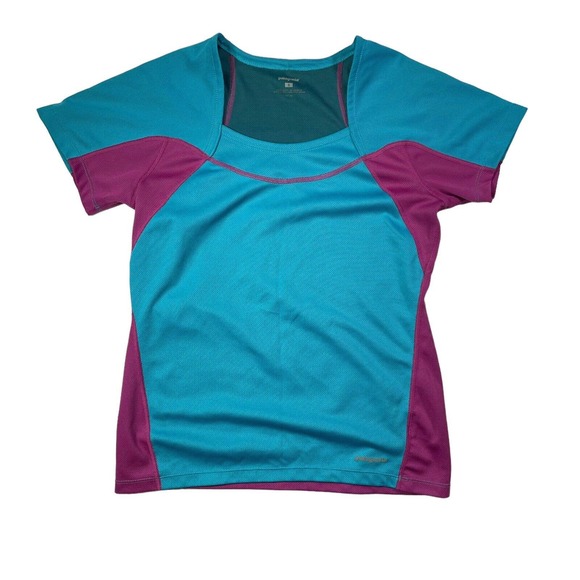 Womens Patagonia Athletic Running Shirt Top‎ Size Small - Picture 1 of 6